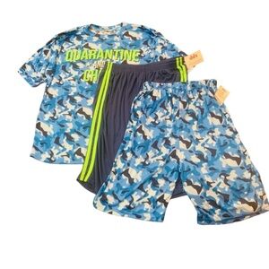 Team Central SZ 14/16 3 Piece Set Shorts Shirt